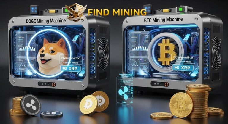 find-mining-introduces-xrp-powered-mining-access-for-bitcoin-and-dogecoin